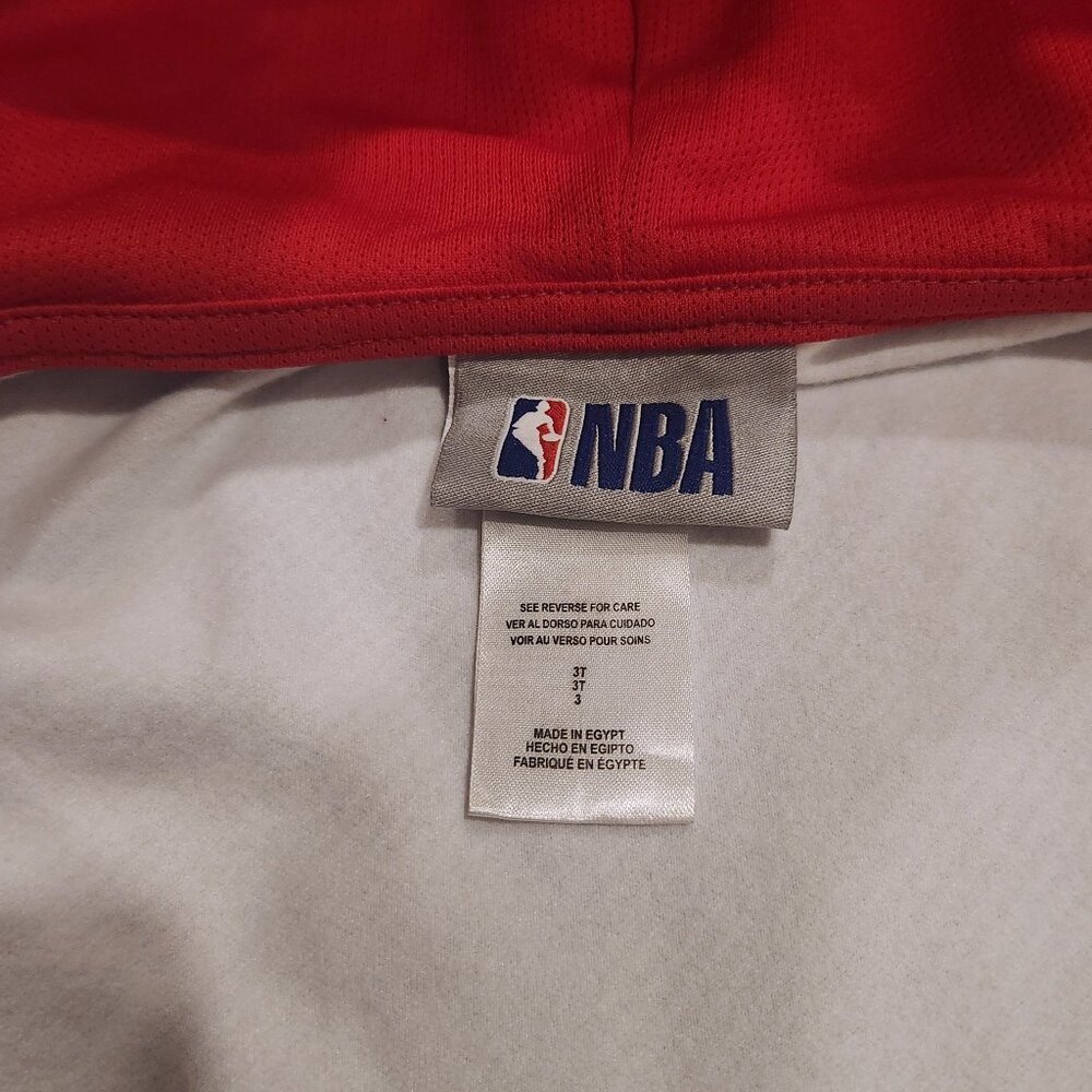 NBA Rockets Gray Red Zip Up Hoodie Youth Size 3T Athletic - Picture 7 of 8